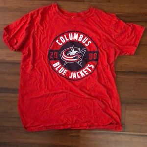 NHL COLUMBUS BLUE JACKETS SHIRT MENS MEDIUM (M) FANATICS